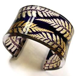 Purple Gold Fern Cuff by Sue Gregor. Product thumbnail image